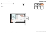 Grundriss - Neubauprojekt in Bestlage von Bregenz – Apartment Top 16 für Personal & Kurzzeitwohnen