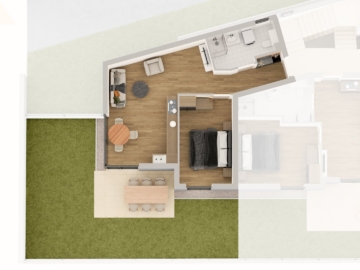 Moderne Gartenwohnung Top 3 mit sonniger Terrasse im Neubau, 6060 Hall in Tirol (Österreich), Gartenwohnung