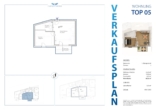 Grundriss - Großzügige 2-Zimmer-Wohnung Top 5 im Neubau