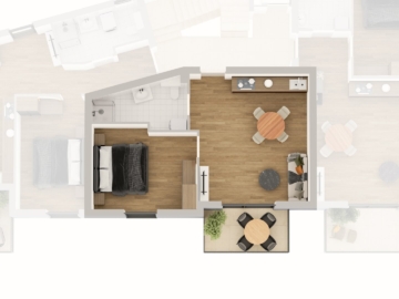 Großzügige 2-Zimmer-Wohnung Top 5 im Neubau, 6060 Hall in Tirol (Österreich), Etagenwohnung