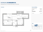 Grundriss - Wunderschöne Garçonnière mit TG-Platz in Pradl