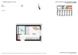 Grundriss - Neubauprojekt in Bestlage von Bregenz – Apartment Top 8 für Personal & Kurzzeitwohnen