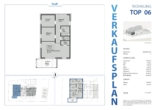 Grundriss - Neubau: 3-Zimmer-Wohnung mit großem Balkon Top 6