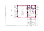 Grundriss - Exklusive Doppelhaushälfte mit Gartenidylle & moderner Architektur – in begehrter Lage Strasshof