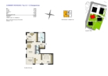 Grundriss - 3 Zimmer Wohnung in Hohenweiler – Neubau!