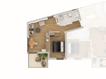 Stilvolle Neubauwohnung mit großem Südwestbalkon, 6060 Hall in Tirol (Österreich), Etagenwohnung