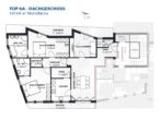 Grundriss - Zentrale 4-Zimmer-Wohnung im Dachgeschoß