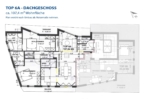 Grundriss - Zentrale 4-Zimmer-Wohnung im Dachgeschoß